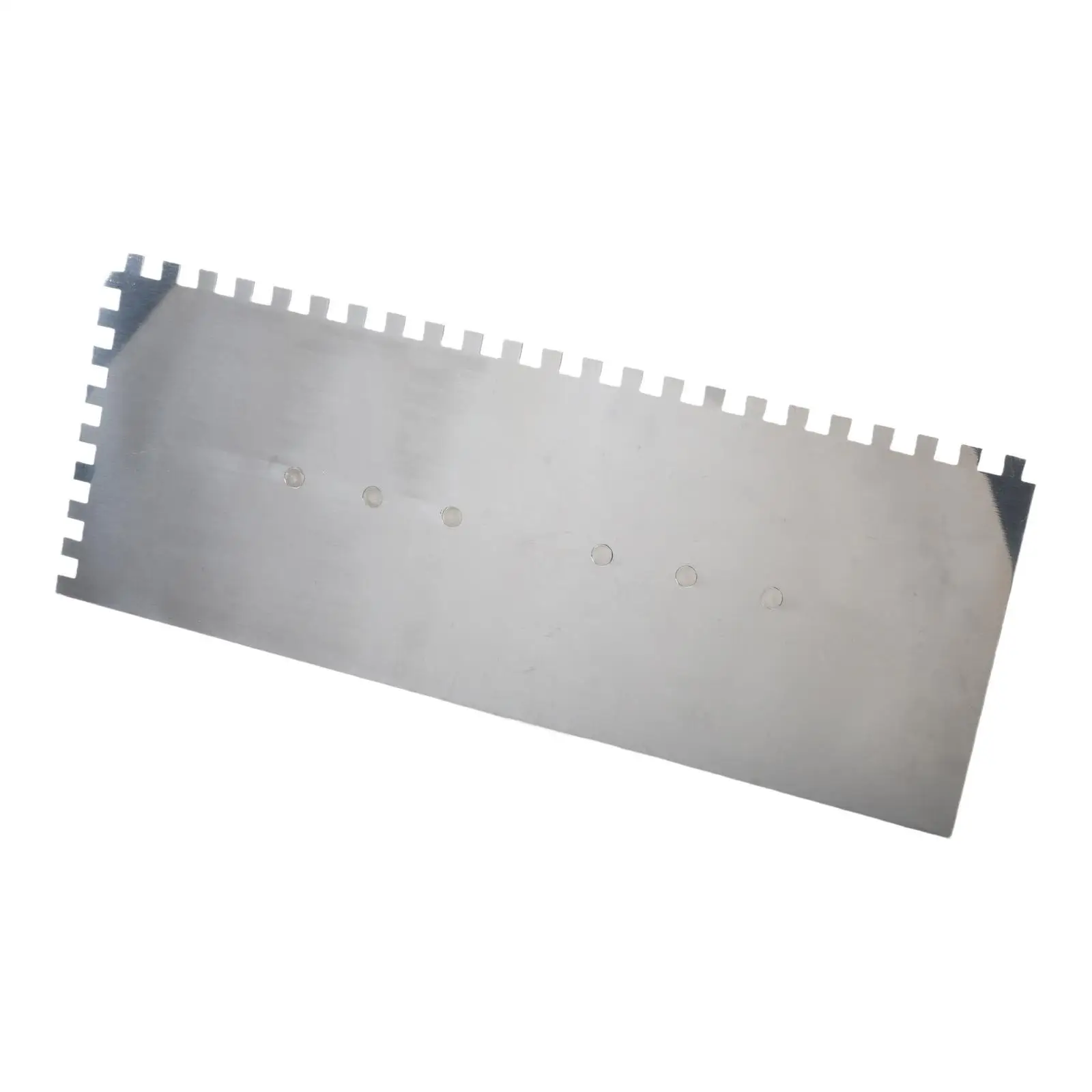 3 Piece Stainless Steel Notched Trowel Set with Square Tooth Blades for Efficient Tile and For Masonry Application
