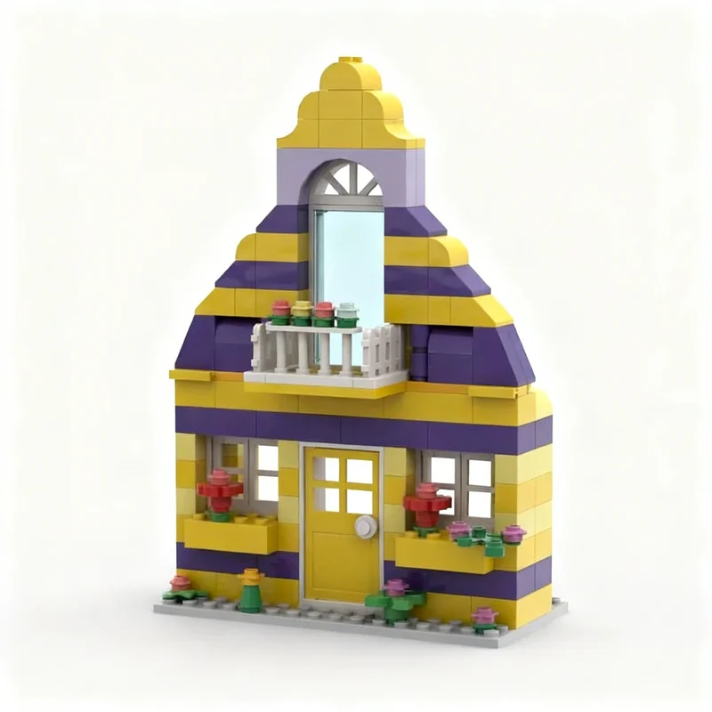 Art Craft Building - 149 ชิ้น ชุดบล็อกสร้างบ้านจิ๋ว MOC คลาสสิก ของขวัญคริสต์มาส