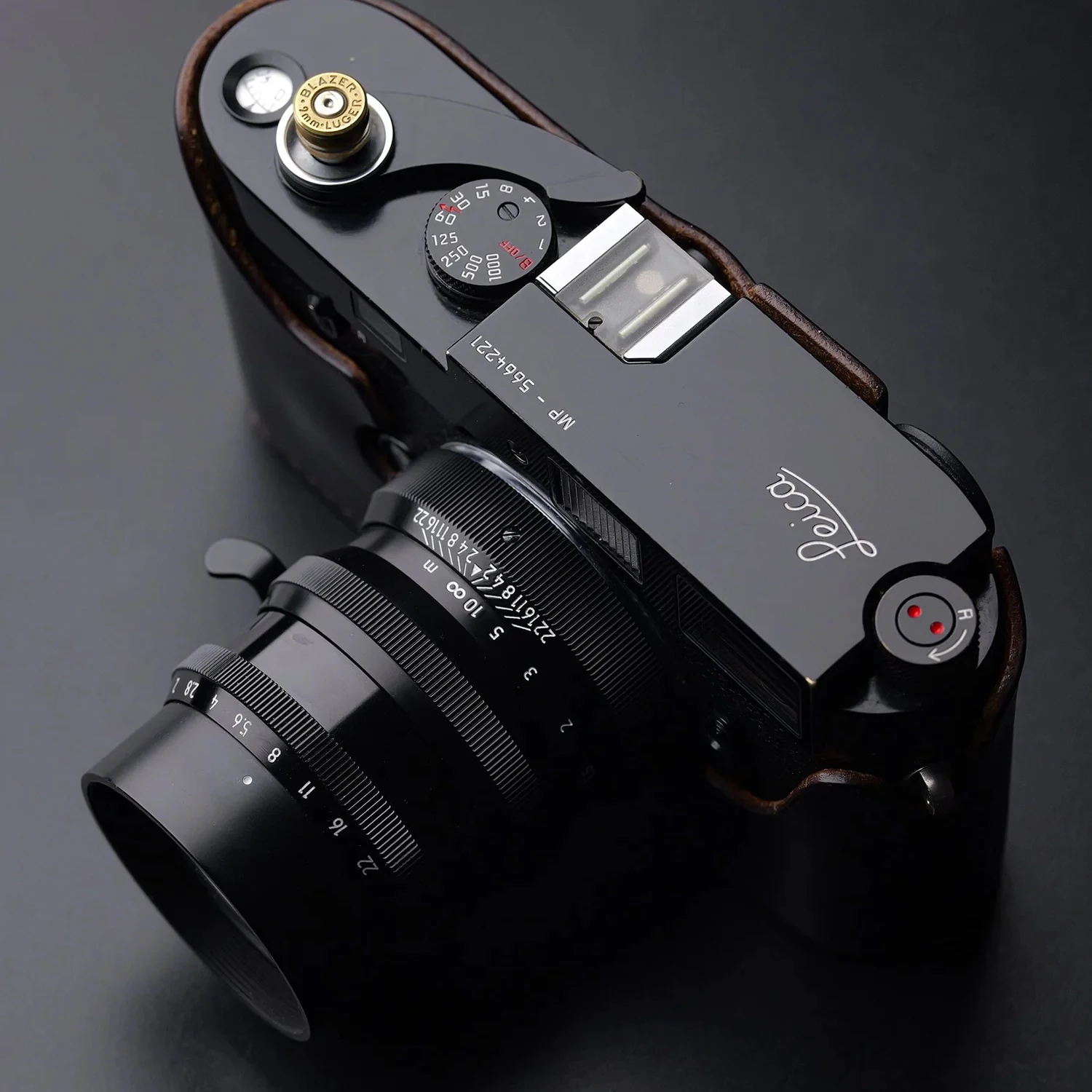 Light Lens Lab 75mm F2 SPII Lens Manual Focus Full Frame Aluminum Black Paint for Leica M M6 M7 M9 M10P M11 M240