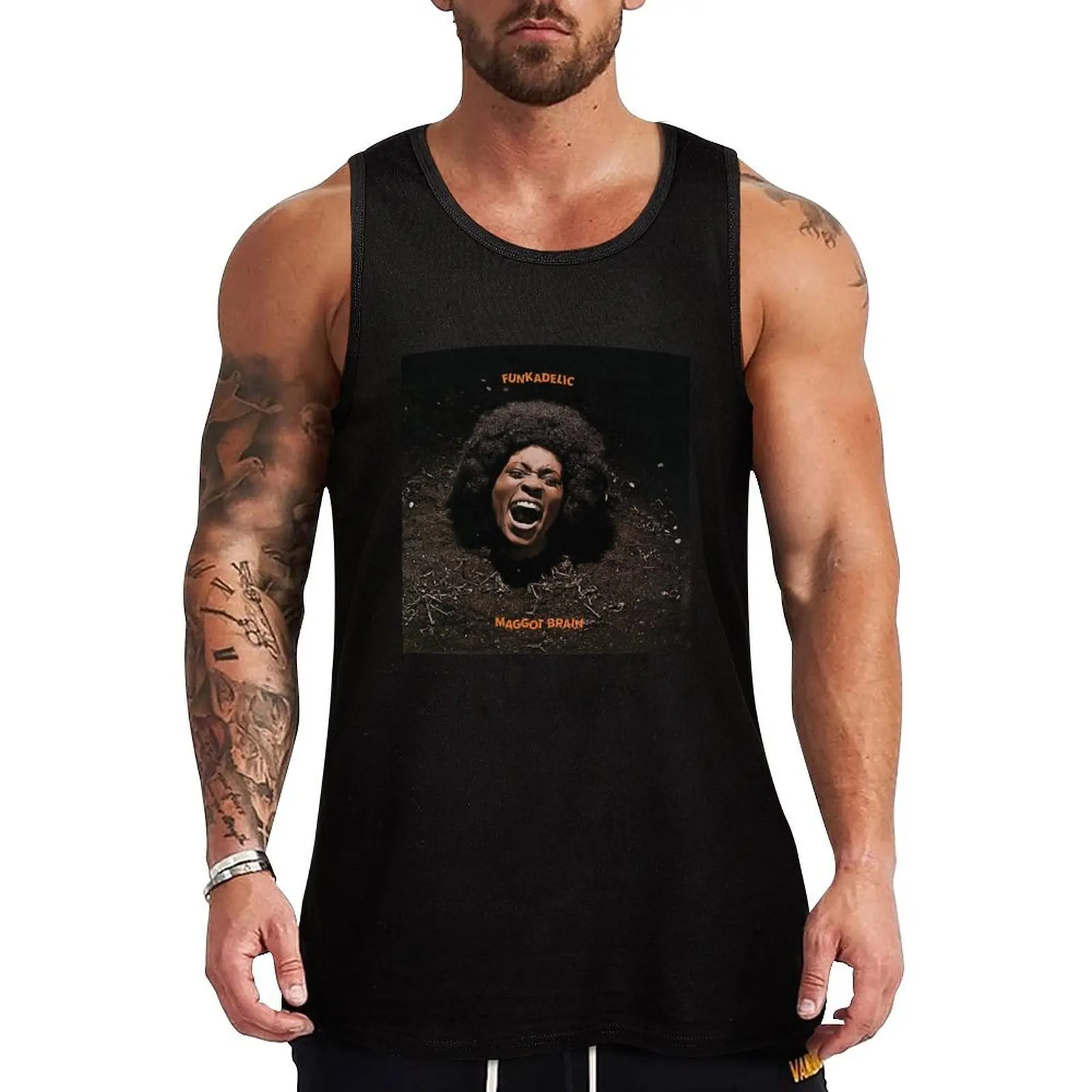 

Funkadelic Maggot Brain Shirt Tank Top summer clothes for men T-shirt man summer Men's tops quick-drying t-shirt