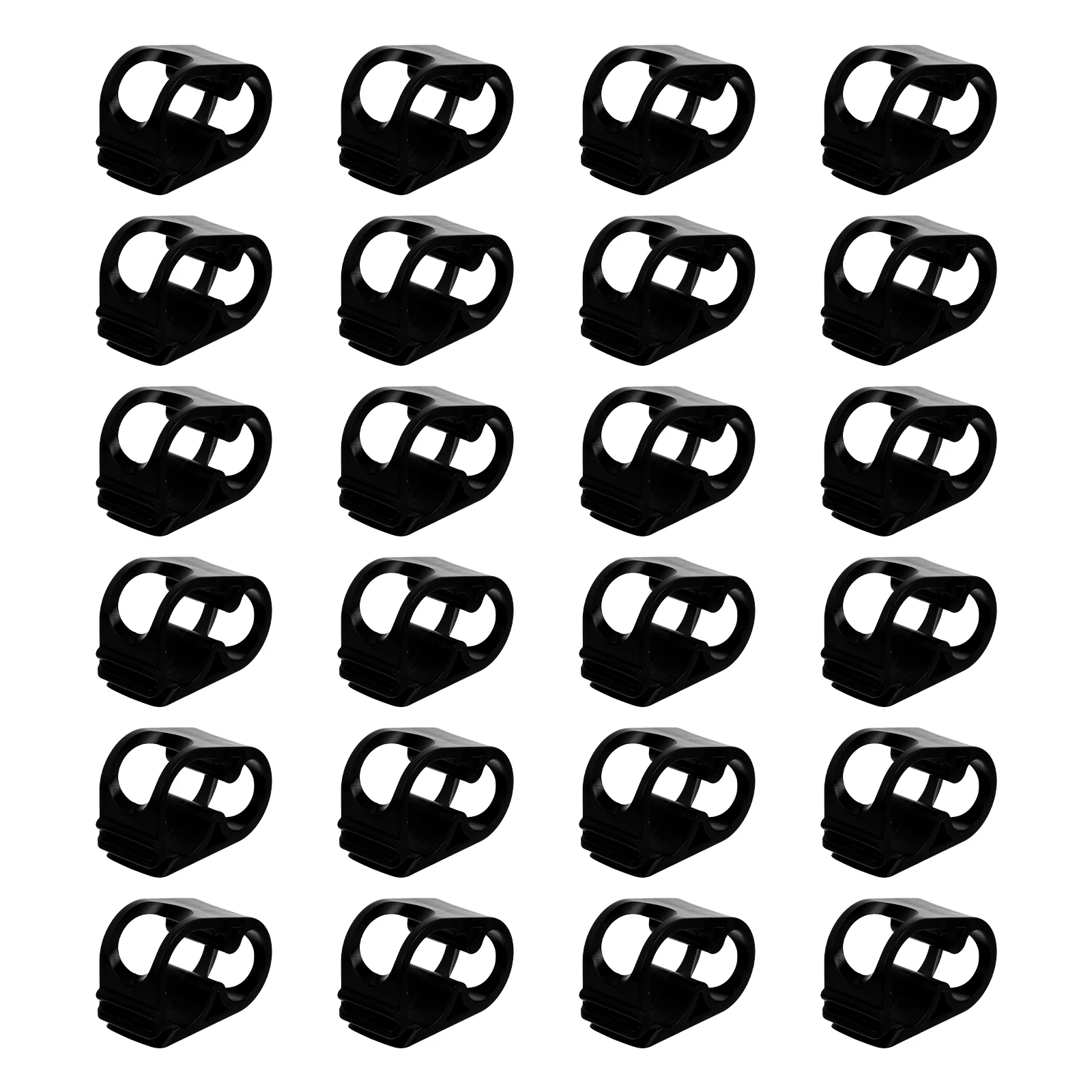 

24pcs Hose Shut Off Plastic Control Clip Adjustable Gear Siphon Clamps Aquarium Tubing Valves Infusion Bottle