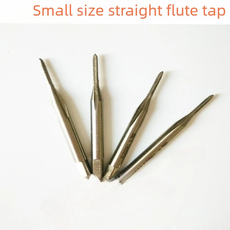 5pcs Metric Micro Screw Tap Set | M0.8-M3 | Spiral Point & Straight Flute | CNC Machine Tapping Tools