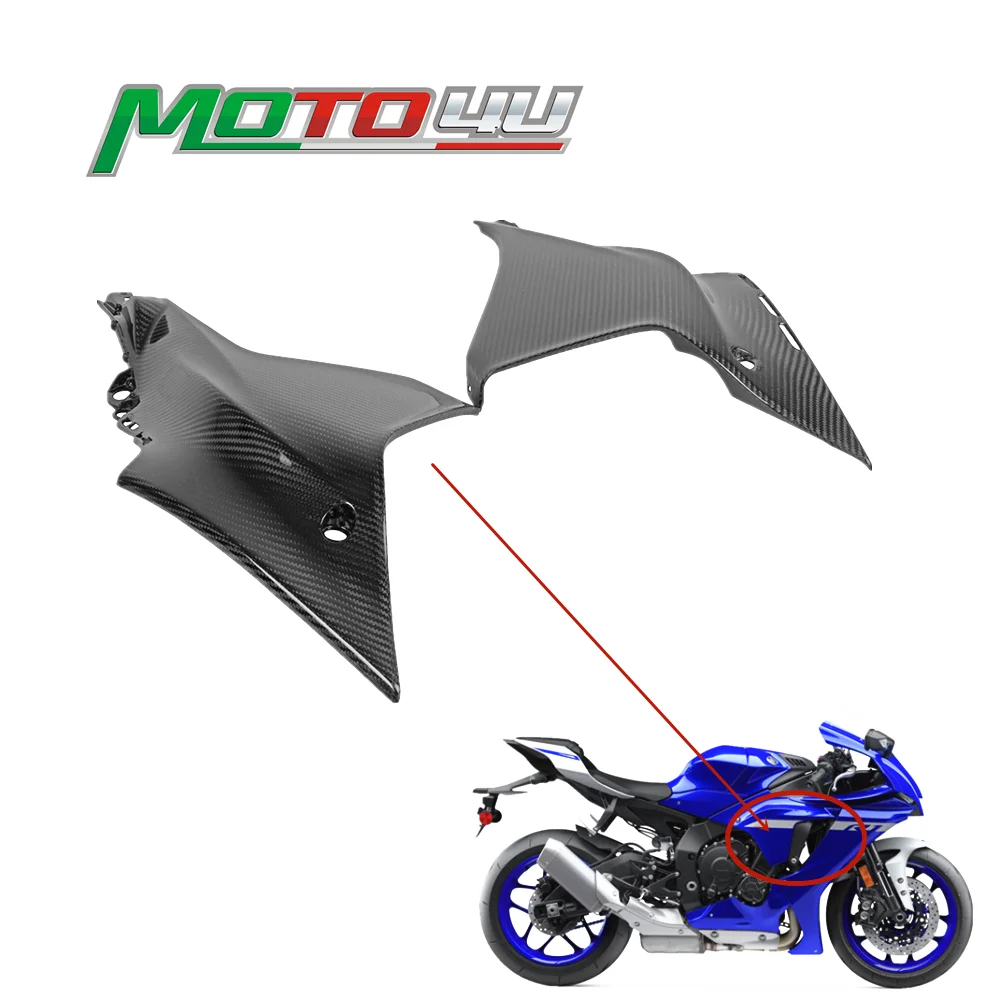 For YAMAHA YZF-R1 R1 2020 2021 2022 100% Carbon Fiber Upper Side Fairings Motorcycle Modification