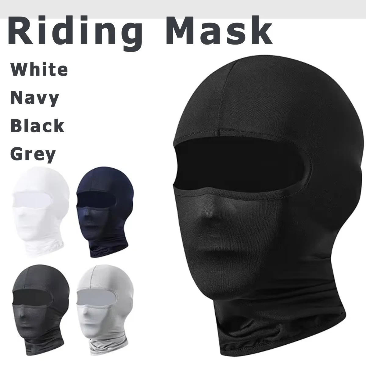 

Motorcycle Face Mask 1pc Moto Helmet Bandana Hood Ski Neck Full Face Mask Windproof Dustproof Face Shield Biker Mask