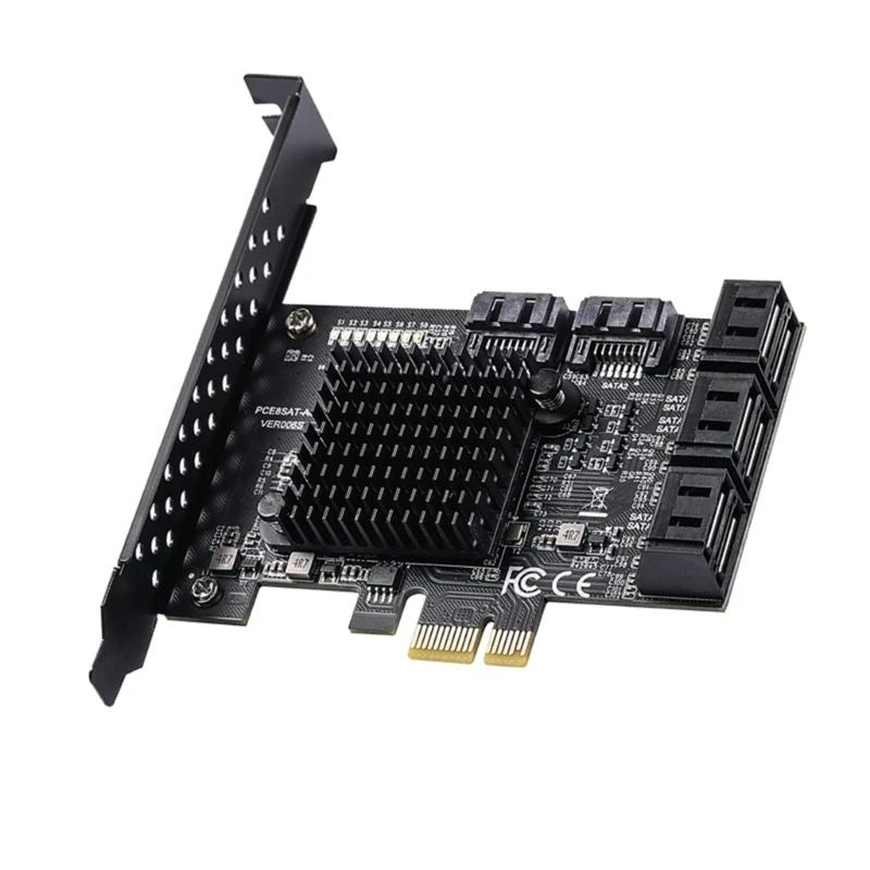F3KE PCIE do 8port SATA3.0 Reseversion PCINE PCI-E 1x 2x 4x 8x 16x interfejs