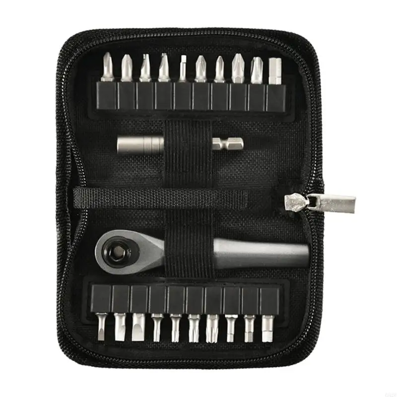

652F 22 in 1 Screwdriver Set Multi Bit Screwdriver Set with Handle Storage Case Suitable for Furniture Computer
