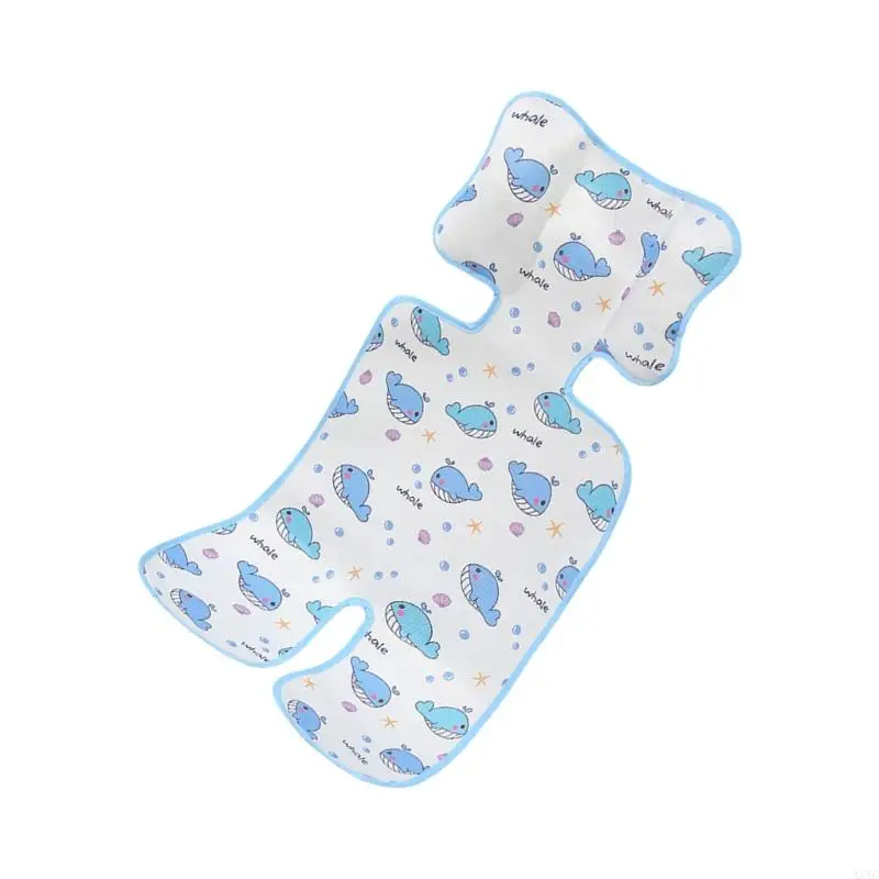 وسادة مقعد عربة الأطفال قابلة للتنفس A5YC، بطانة مقعد عربة الأطفال الصيفية، وسادة تبريد