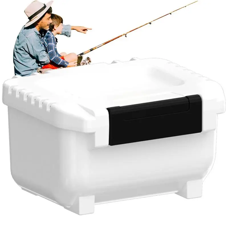 S/L Live Bait Container Live Bait Bucket Detachable Storage Box Worm Holder Waterproof Portable Station Fishing Accessories