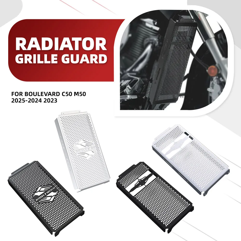 

VL 800 2025-2024 2023 For Boulevard C50 M50 Radiator Grille Cover Guard Protection Intruder VL800 Volusia 2001-2004 2003