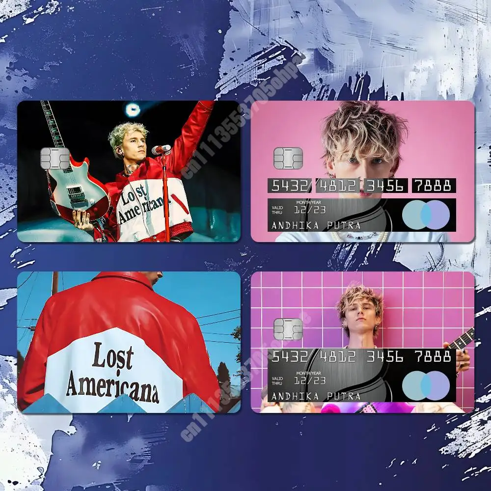 M-Machine Gun K-Kelly Tickets To My Downfall Sticker for NFC ID Card Film Skin Credit Bank Card Creative Upgrade Collection