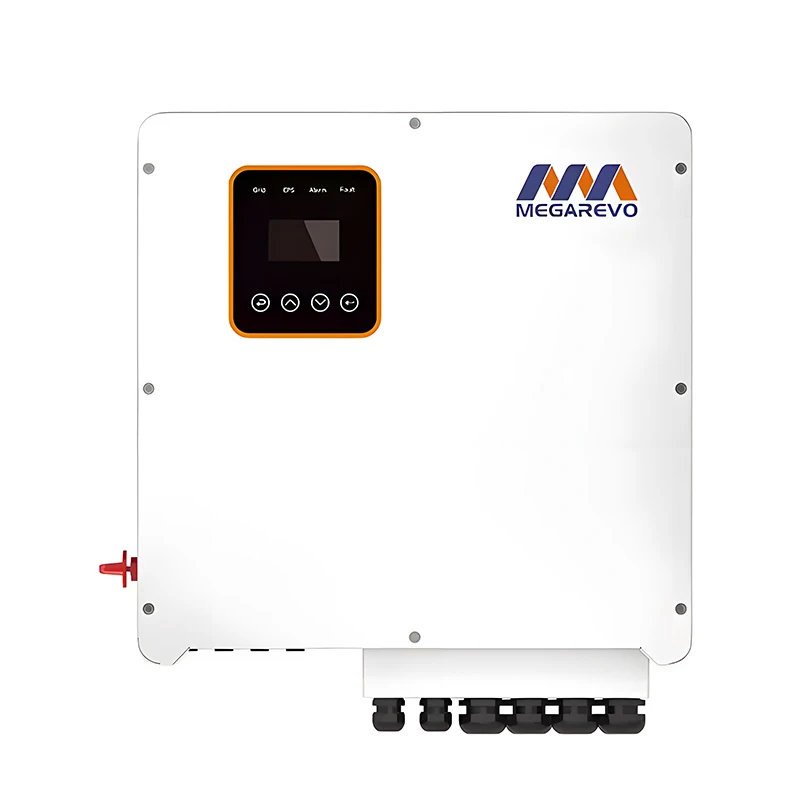 Megarevo 8kw 10kw 12kw 3 Phase Home Mppt Hybrid Solar Inverter PV Charging System Inverter