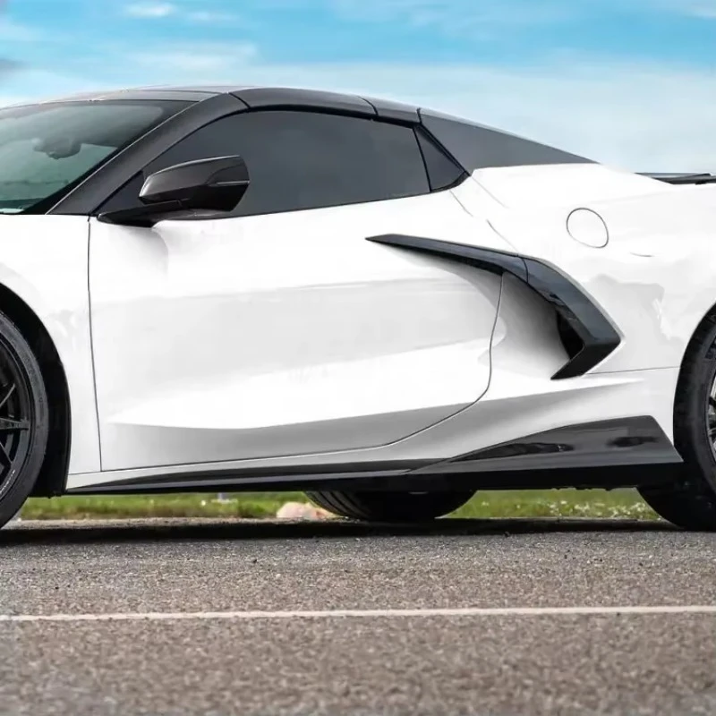 Autozubehör ABS-Karosserie-Kit für Corvette C8 Frontlippe Seitenschweller Spoiler 2020-2021