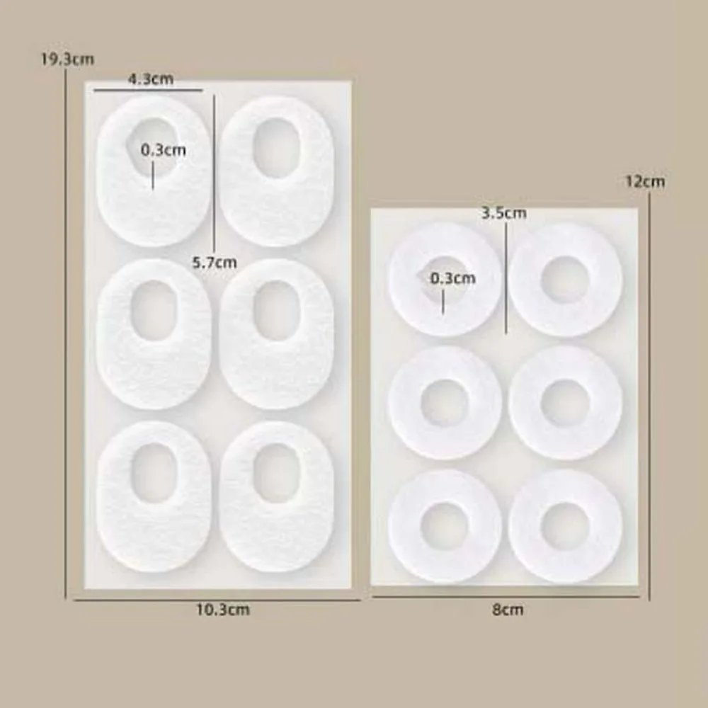 발 쿠션은 굳은살을 지지합니다. 쿠션 패드 펠트 발가락 패드는 굳은살을 방지합니다. 물집을 방지합니다. 치킨 아이 패치는 마모를 방지합니다.