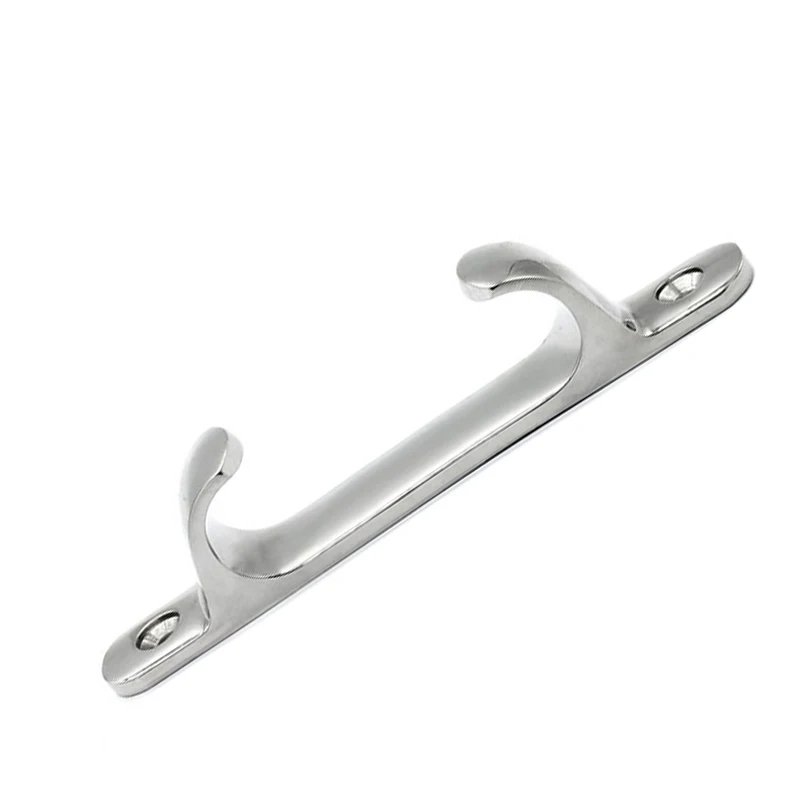 Boat Cleat Line Straight Bow Chock Straight Cable Guide Silver Accessories Boat Marine Dock Cleat Chock 5\