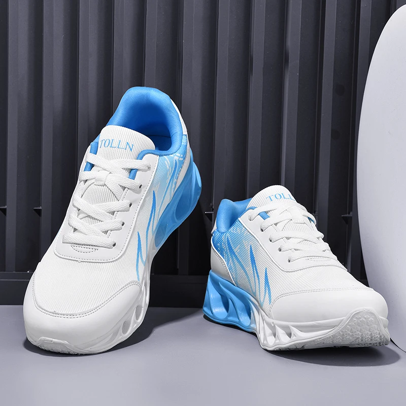 YRZL أحذية تدريب الصالة الرياضية للرجال 2025 أحذية رياضية سهلة الارتداء خفيفة الوزن أحذية مشي مضادة للانزلاق مريحة أحذية تدريب رياضية غير رسمية