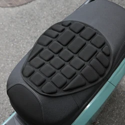 Cojín de asiento de motocicleta, cubierta de asiento de choque, sillines transpirables, comodidad, alivio de presión, almohadillas universales para bicicleta eléctrica