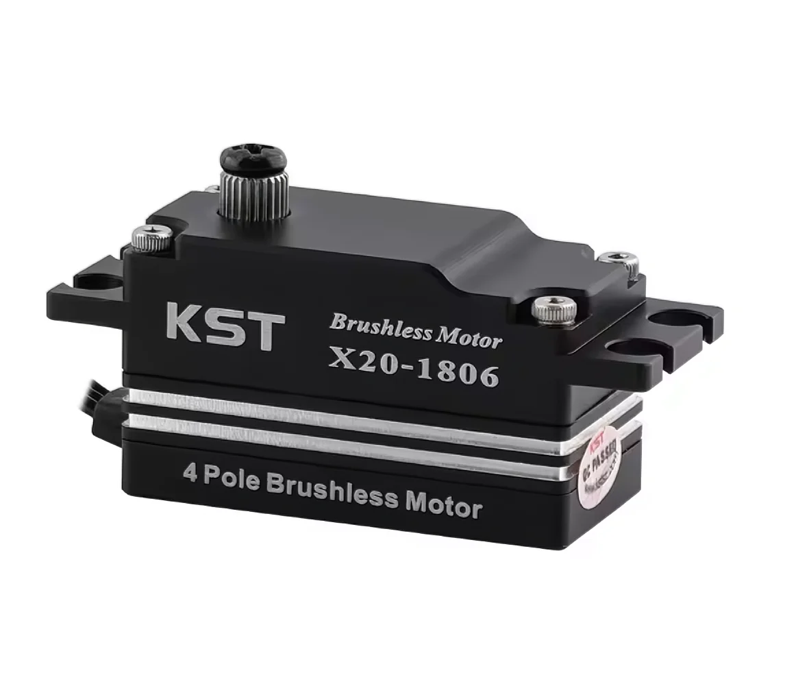 

KST X20-1806 Brushless Servo Low-Profile 18Kgf.cm 0.06sec for RC Car Plane - High Torque Quick Response Remote Control Accessory