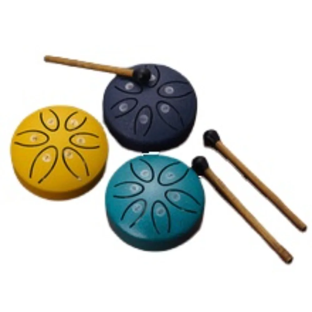 6-inch 11 Tone Hollow Drum, C Key Yoga Meditation Drum, Percussion Instrument