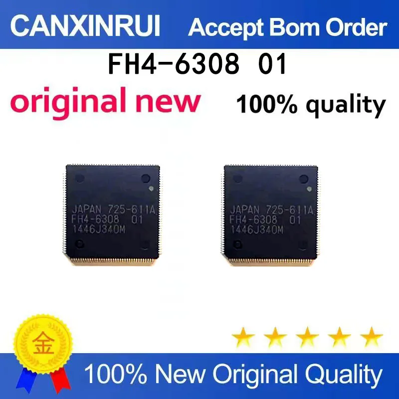 (5pcs-100pcs）Brand new original FH4-6308 01 725-611A TQFP144 chip in stock