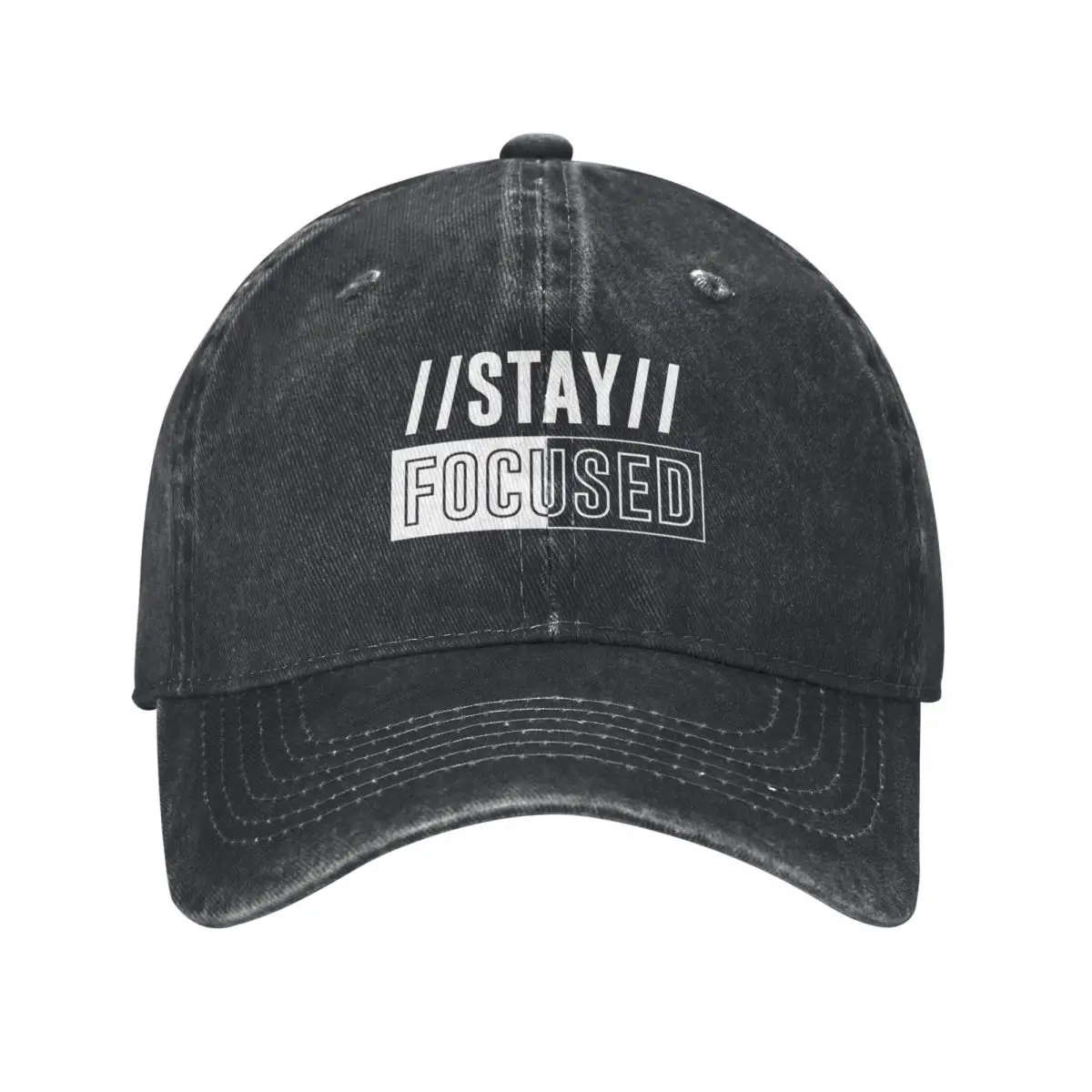 Stay Focused Baseball Cap Hip Hop dad hat Trucker Hat New In The Hat Girl'S Hats Men's