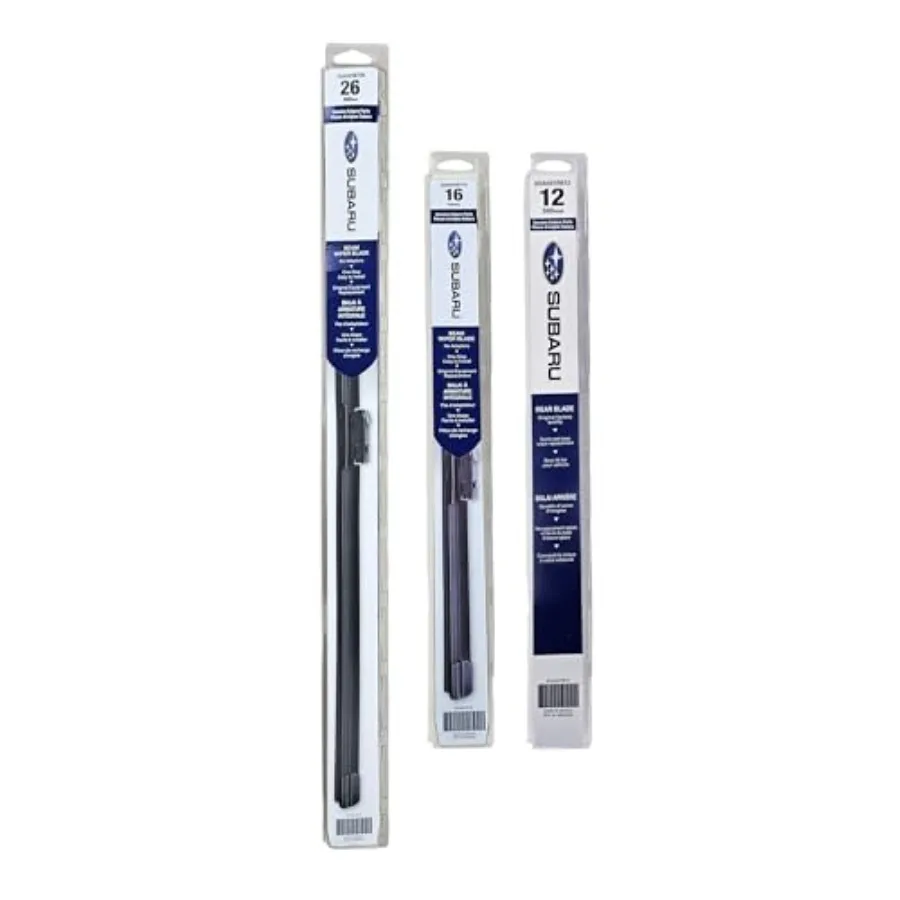 

2018-2023 Forester Front and Rear Windshield Wiper Full Blade Set - SOA591B726, SOA591B716, SOA591R612 - Genuine OEM