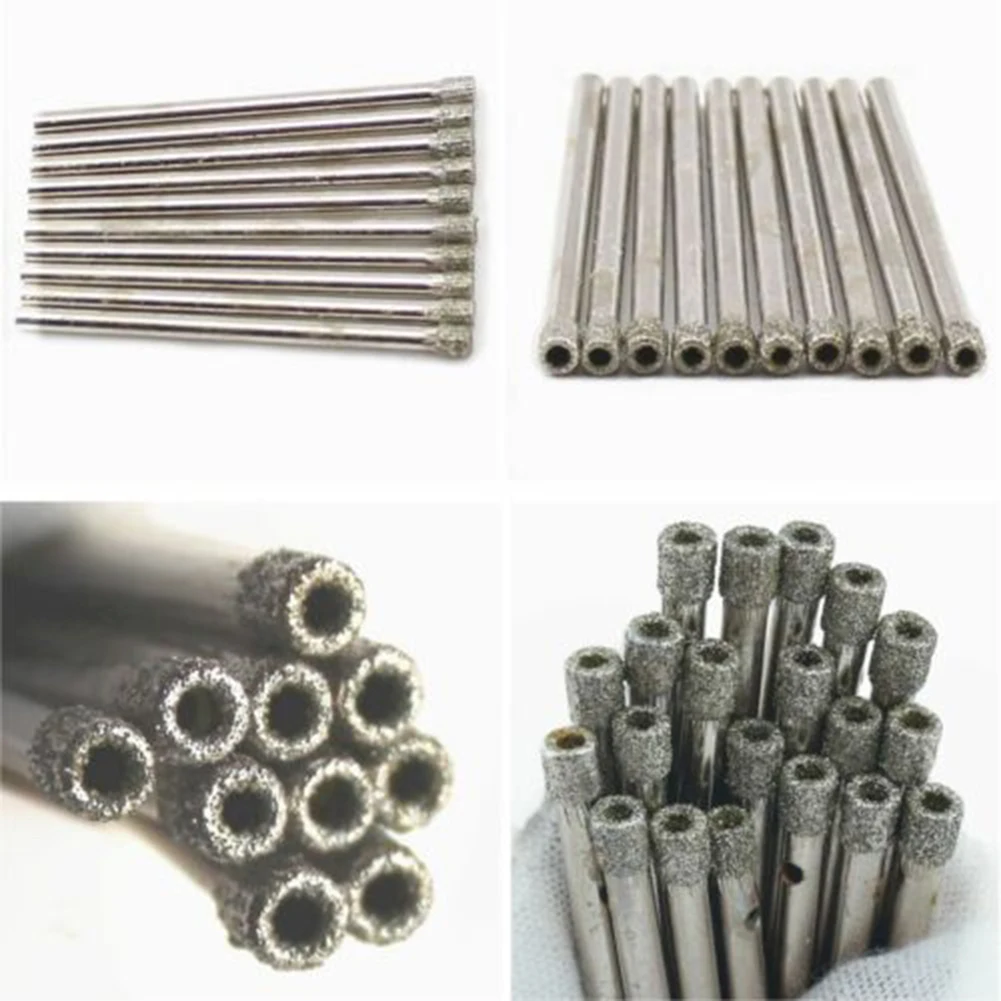 

Diamond Diamond Drill Bits 1/8 inch 1/8" 3mm Bit Bits Core Drill For Stone Glass ceramic Hole Practical 20pcs/Set