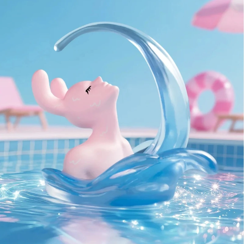 Kotak Misteri Seri Abstrak Kelinci Temanku V2 Mini Blind Box Mainan PVC Kartun Lucu Anime Periferal Ornamen Dekorasi Meja