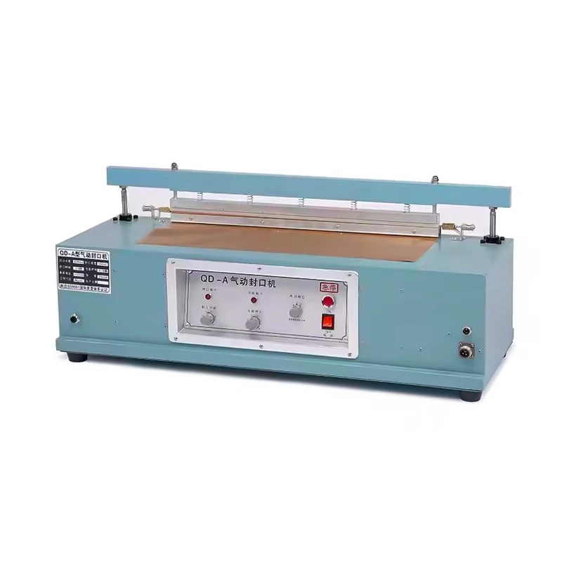 1. Pneumatic Impulse Heat Sealer Desktop Pedal Operated Pouch Bag Sealing Tool For Continuous Sealing Work