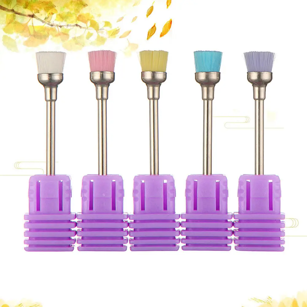 

5Pcs Nail Art Cleaning Tool High Quality Nail Drill Bits Brush for Dust Removal Before Manicure Safe Gentle on Hands Salon Or