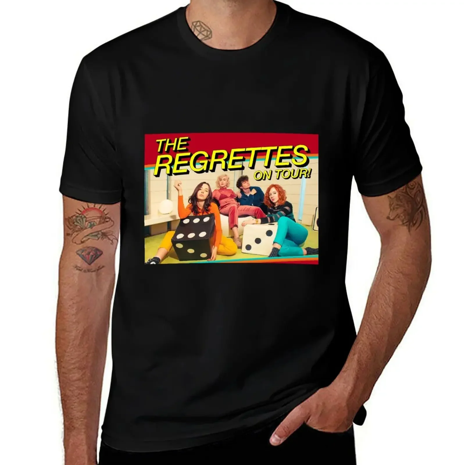 the viral of yog regrettes T-Shirt plain cute tops black t shirts for men