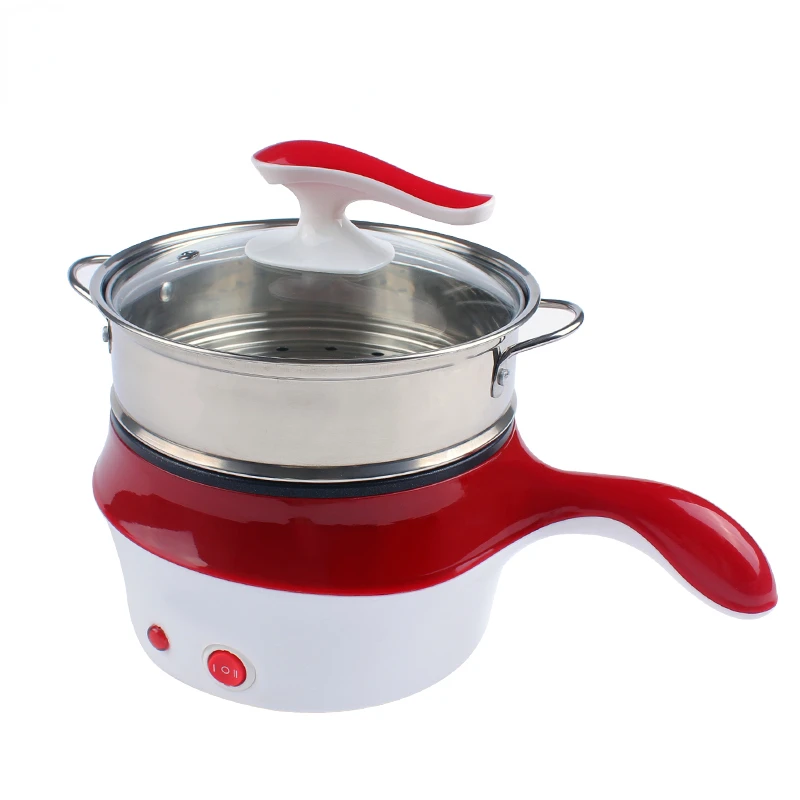 Cooker Hot Pot Mini Non-stick Food Noodle Cooking Skillet Egg Steamer Soup Heater Pot Frying Pan EU