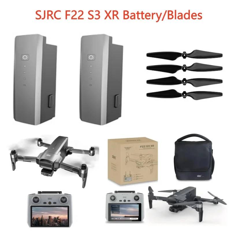 SJRC F22 S3 XR Drone Blades 11.1V 3500MAH Battery For F22 S3 XR Drone F22 S3 Drone Battery Blades F22 S3 VR Dron Battery Parts