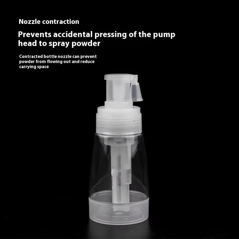 180ML Barber Spray Bottle Refillable Hair Salon Talcum Powder Container Styling Tools for Barber Top