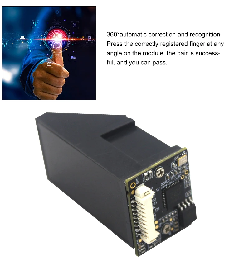 500DPI Optical fingerprint reader module sensor JP300B fingerprint Verify and identification module 3000 fingerprint modules SPI