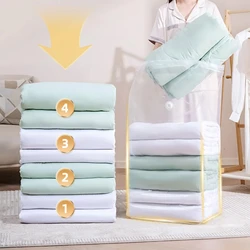 Vacuum Storage Bags Jumbo Cube Extra Large Vacuum sealed Bgas for Comforters Blankets Pillow Quilts Space Bags Clost Organizer