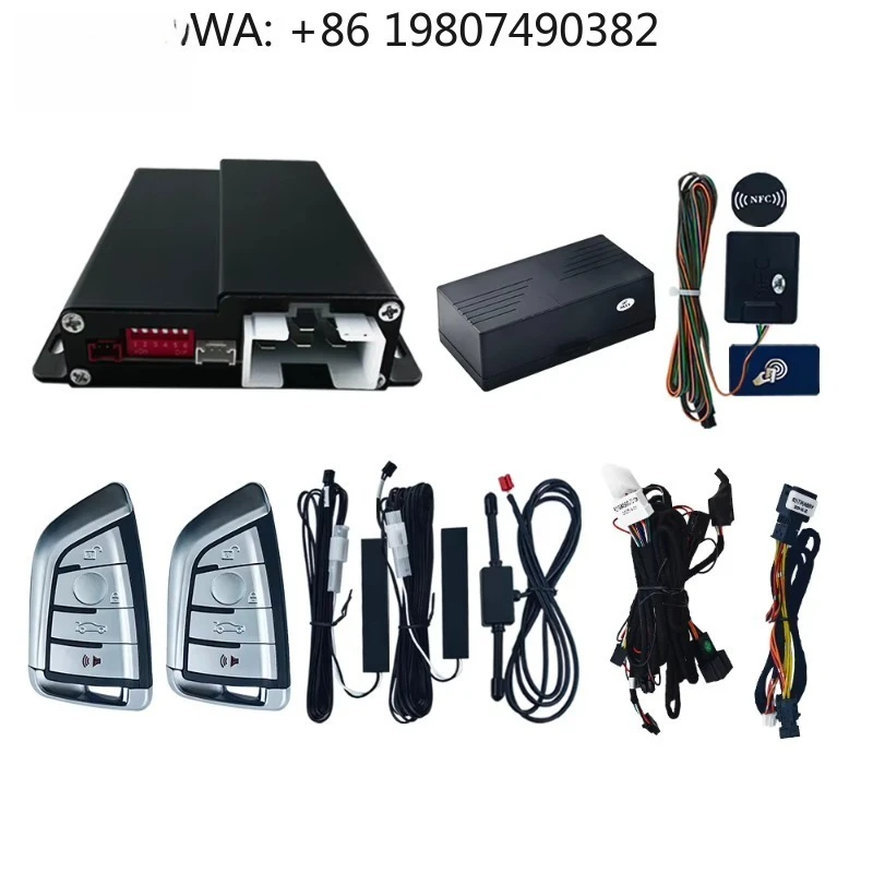 Car Keyless Entry System, CAN‑BUS Plug‑and‑Play Remote Start Smart Start System with NFC Smart Key for  5 Series G30 G38