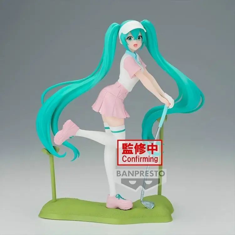 Hatsune Miku Anime Figures Toys Golfing Chapter Figure BANDAI Model Dolls Statue Holiday Memory Collection Toy Ornament Gifts