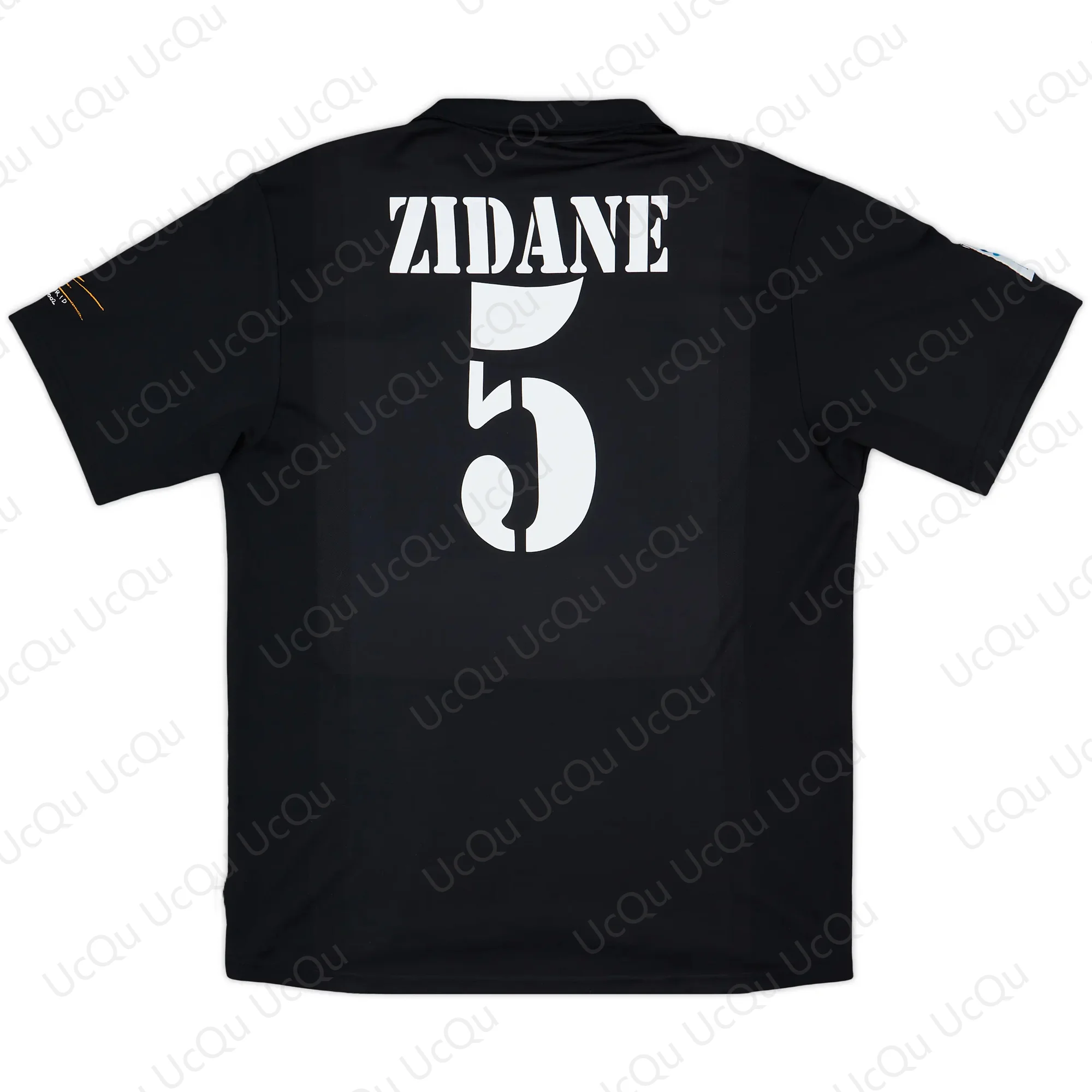 Vintage Classic Replica Summer 2001-2002 Zidane #5 Polo Soccer Sport T-shirt Home/Away Kit Football Jersey For Adult/Kids