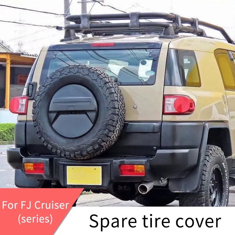 For 2007-2022 FJ Cruiser Spare Tire Cover Tire Protector Rear Spare Tire Center Trim Cover Accessory