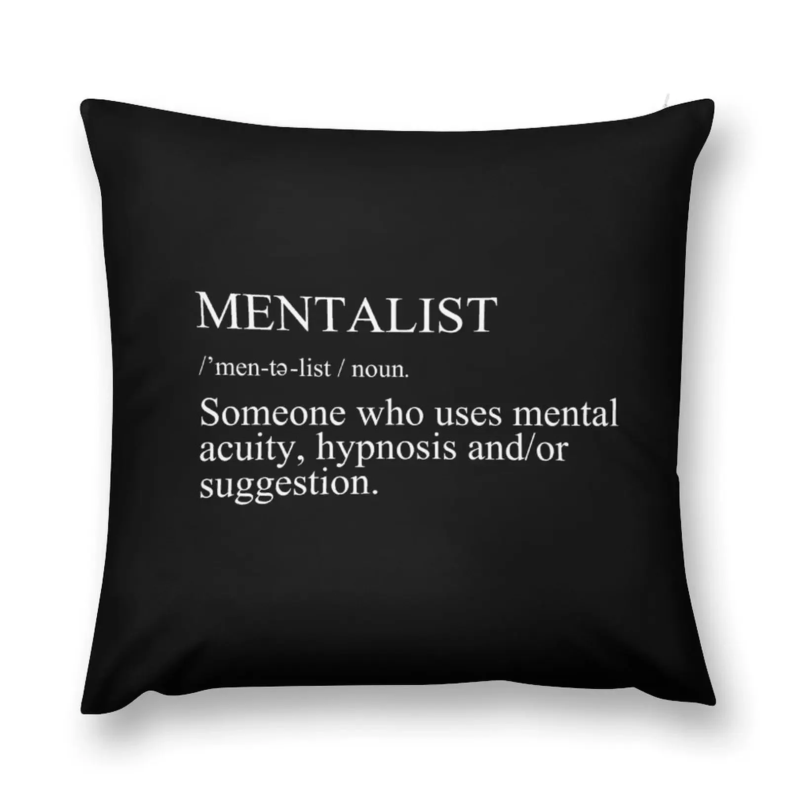 The Mentalist Definition Throw Pillow Sofa Covers For Living Room Cushion Cover For Sofa Couch Pillows pillow