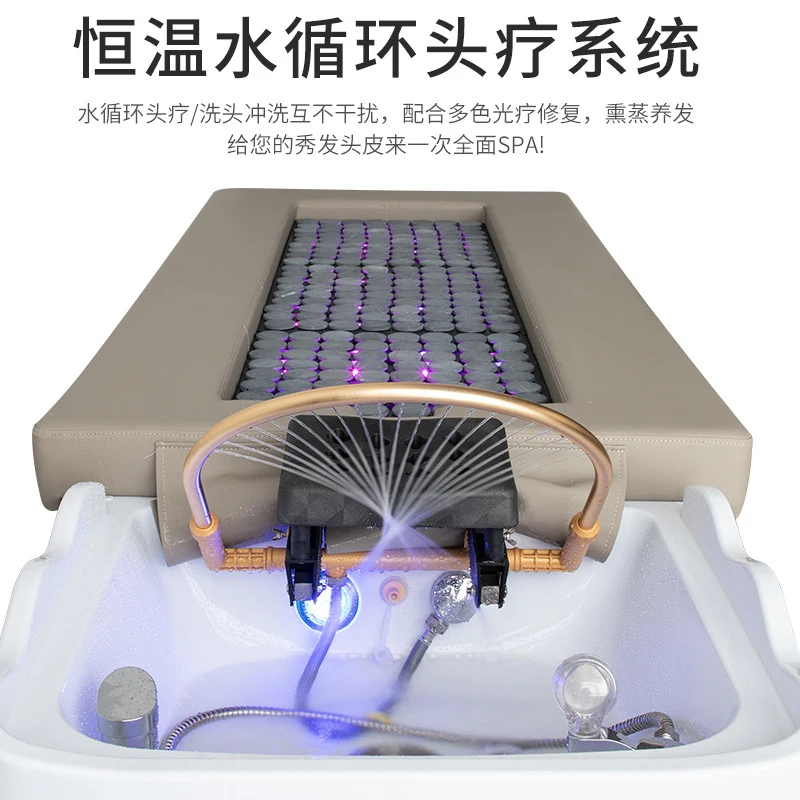 

Bojue Moxibustion Therapy Shampoo Hair Salons, Special Circulation Beauty Salon Thai-Style Bed With Steaming