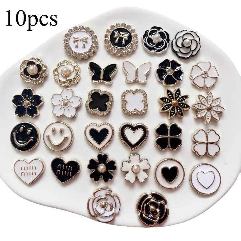 10 قطع عشوائية من إكسسوارات المجوهرات ذاتية الصنع مادة رقعة الراتنج بالتنقيط