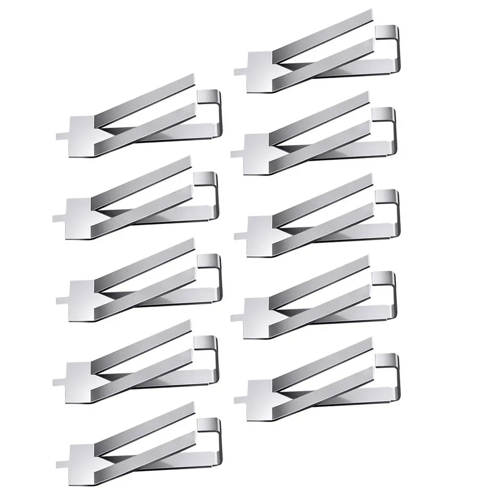 

10Pcs Stainless Steel Glass Bed Clips Spring Turn Clamps 3D Printer Platform Stable Fixing Hot Bed Glass Accessories