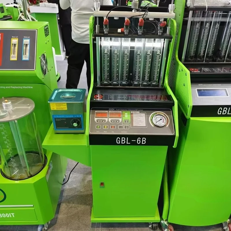 Automobile Six Cylinder Fuel Injector Non Disassembly Cleaning Machine Fuel Injector Detection Analyzer