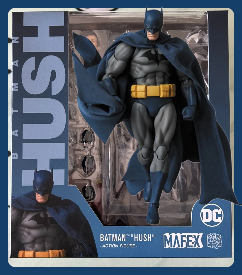

In Stock Original Medicom Toy Reissue Mafex 105 Batman Hush Batman No.105 Anime Action Collection Figures Model Toys