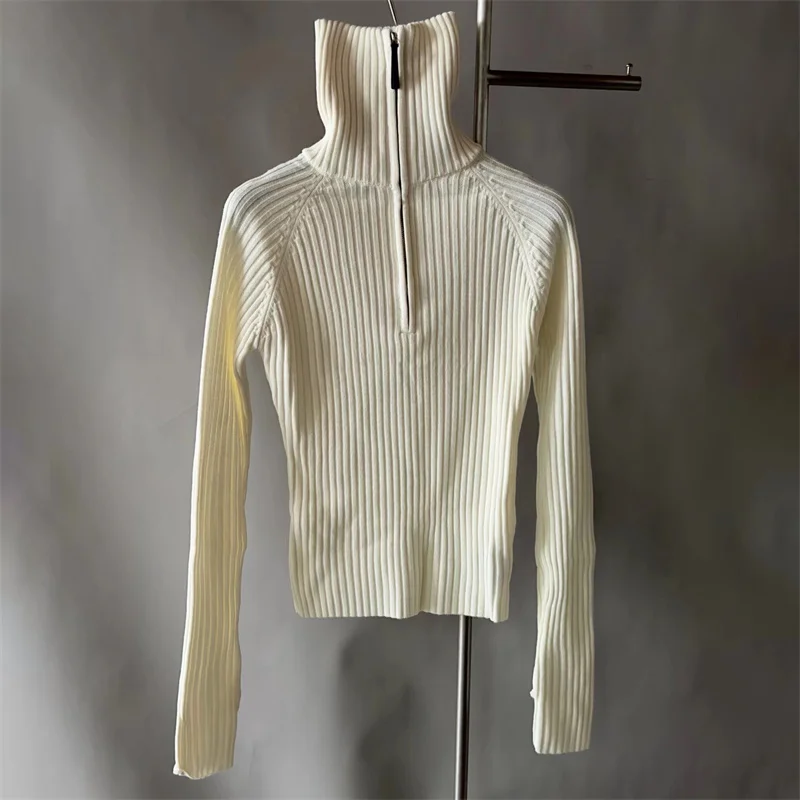 Strickjacke für Damen. Neues, elastisches, gestricktes, schmal geschnittenes, langärmliges Oberteil für den Herbst 2022, Wollmischung, Damenpullover, lässiger Damenmantel