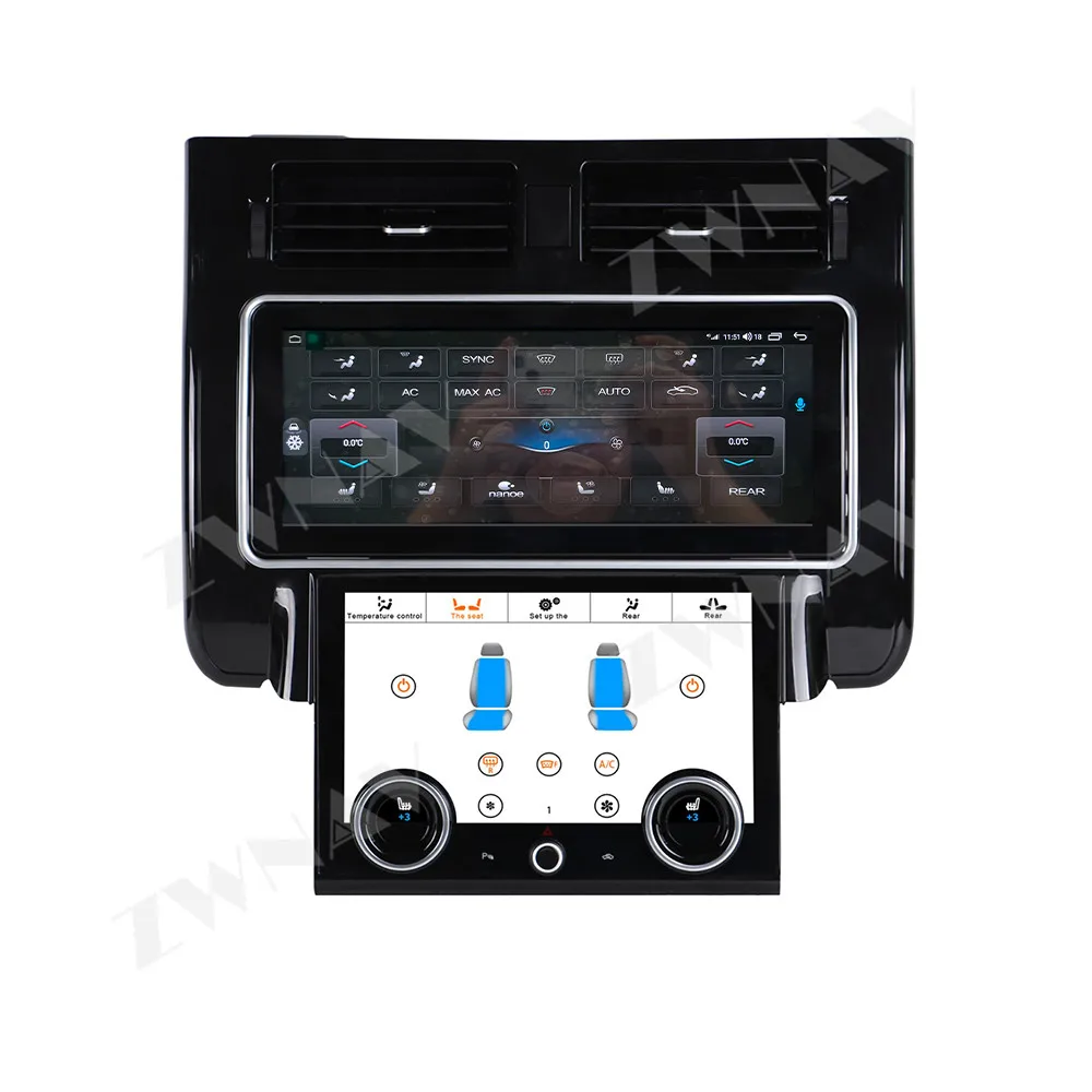 12.3Inch Unit 10.1Inch Climate Control Screen Car Radio For Range Rover Sport 2005-2009 Android 15 Wireless CarPlay Android Auto