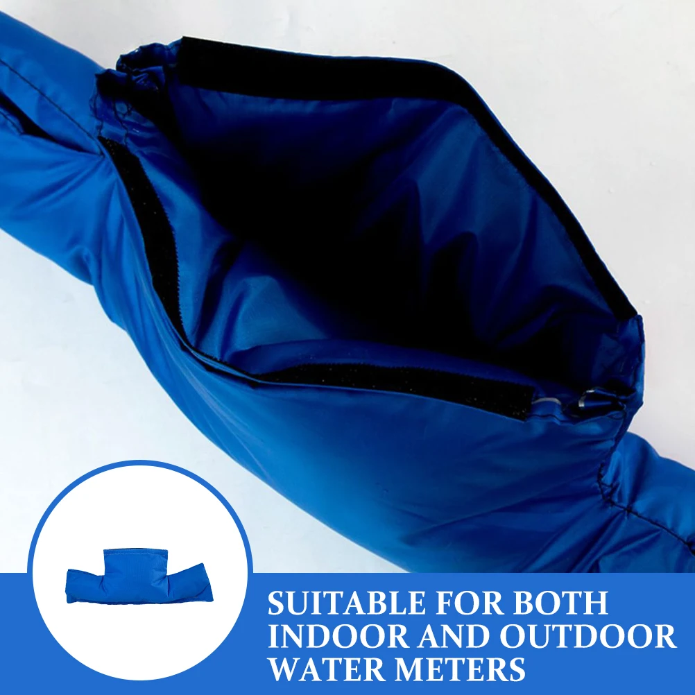 Capa de isolamento para medidor de água, proteção para todas as estações, para tubos internos e externos, envoltório térmico, à prova de congelamento