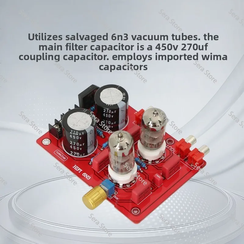 YJ-6N3 tube bile front stage, fever HIFI front stage, mini home audio power amplifier HIFI front amplifier