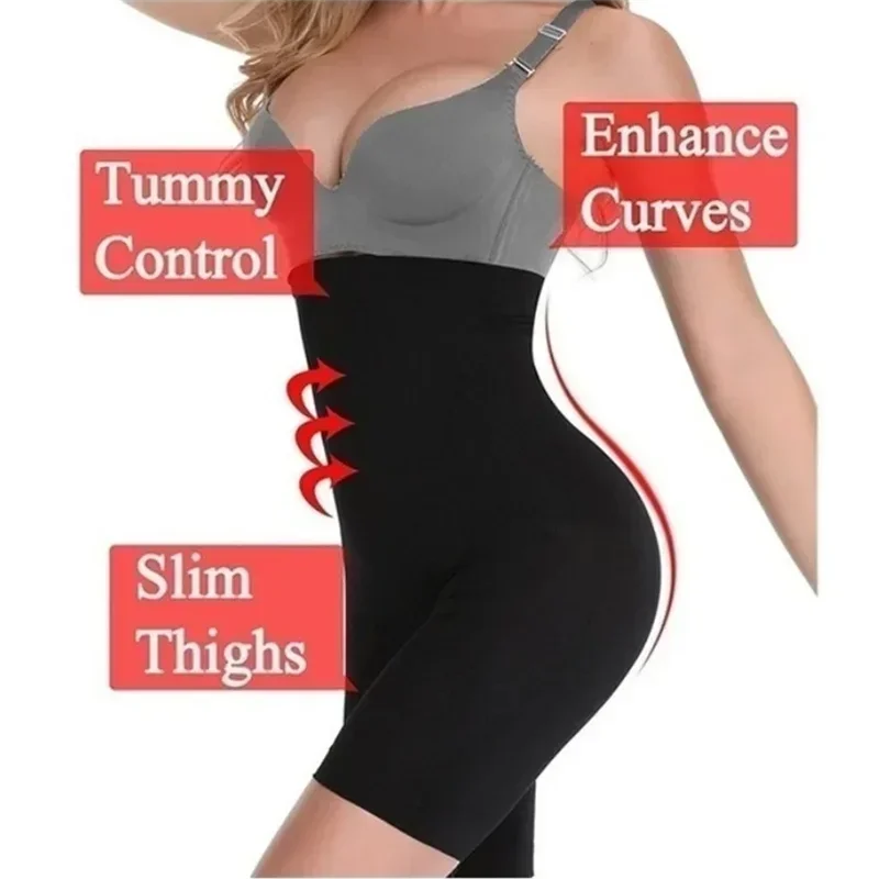 New Fat Burning High Waist Underwear Body Shaping Underwear Unrolled Seamless Abdomen Control Shaping Pants Kорсет Corset Боди